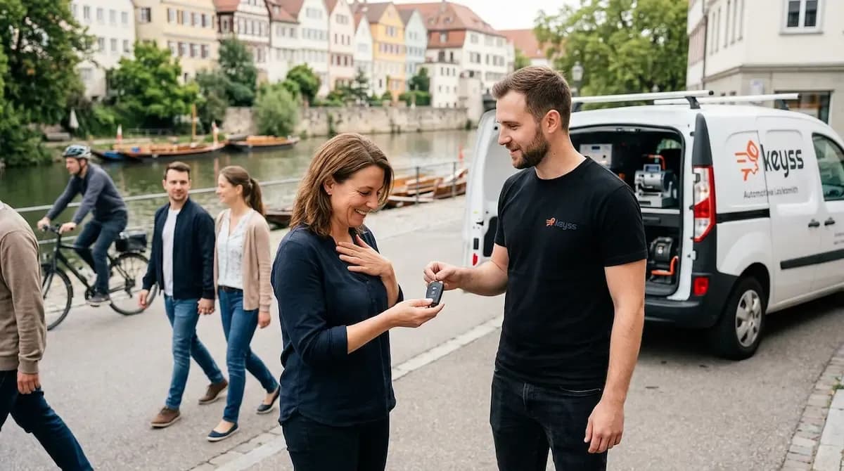 Autoschlüssel nachmachen Tübingen – Ersatzschlüssel inkl. Programmierung vor Ort | schneller KEYSS Autoschlüssel Service Tübingen