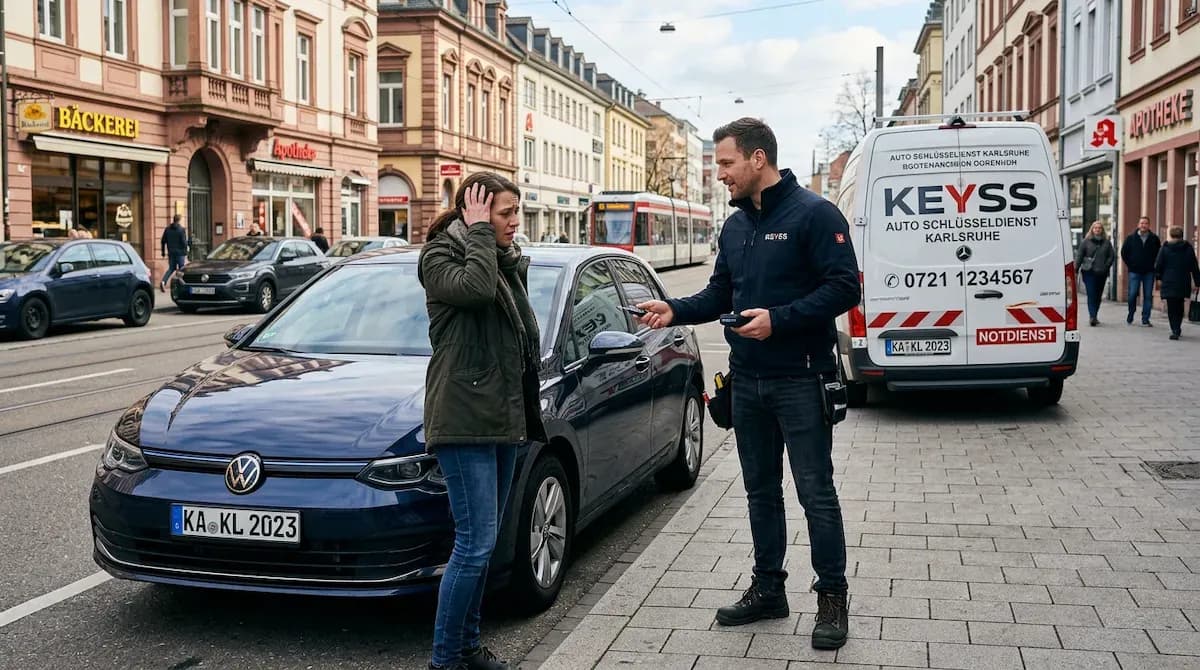 Autoschlüssel verloren in Karlsruhe?